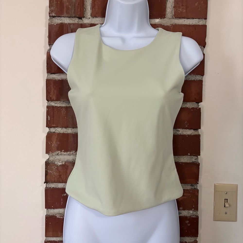 Nordstrom Elegant Light Cream Tank Top